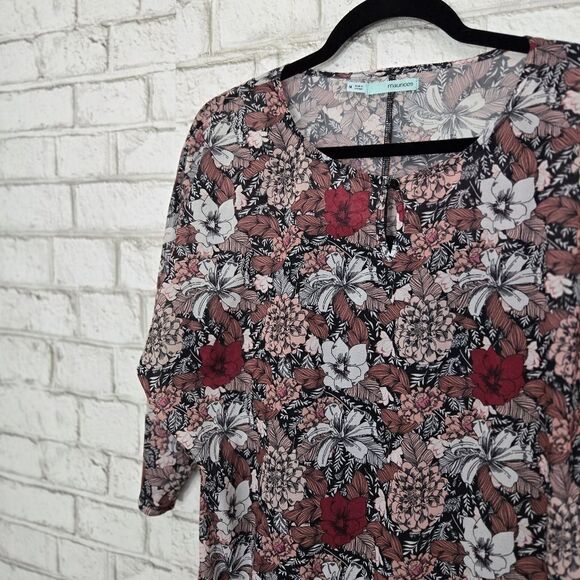 Maurices floral printed blouse - Picture 3 of 13